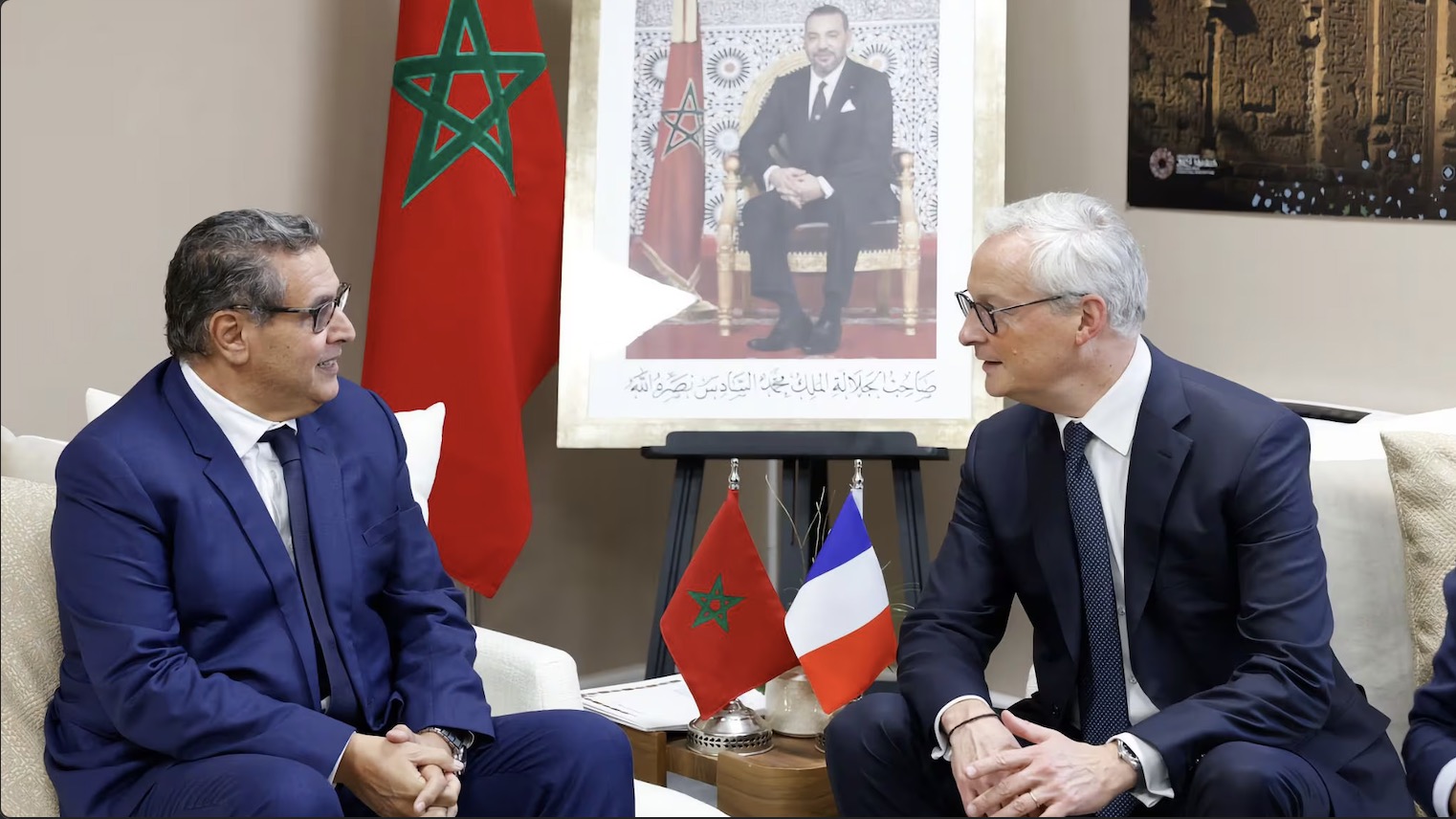 Morocco-France: Akhannouch talks with Bruno Le Maire about economic and commercial cooperation