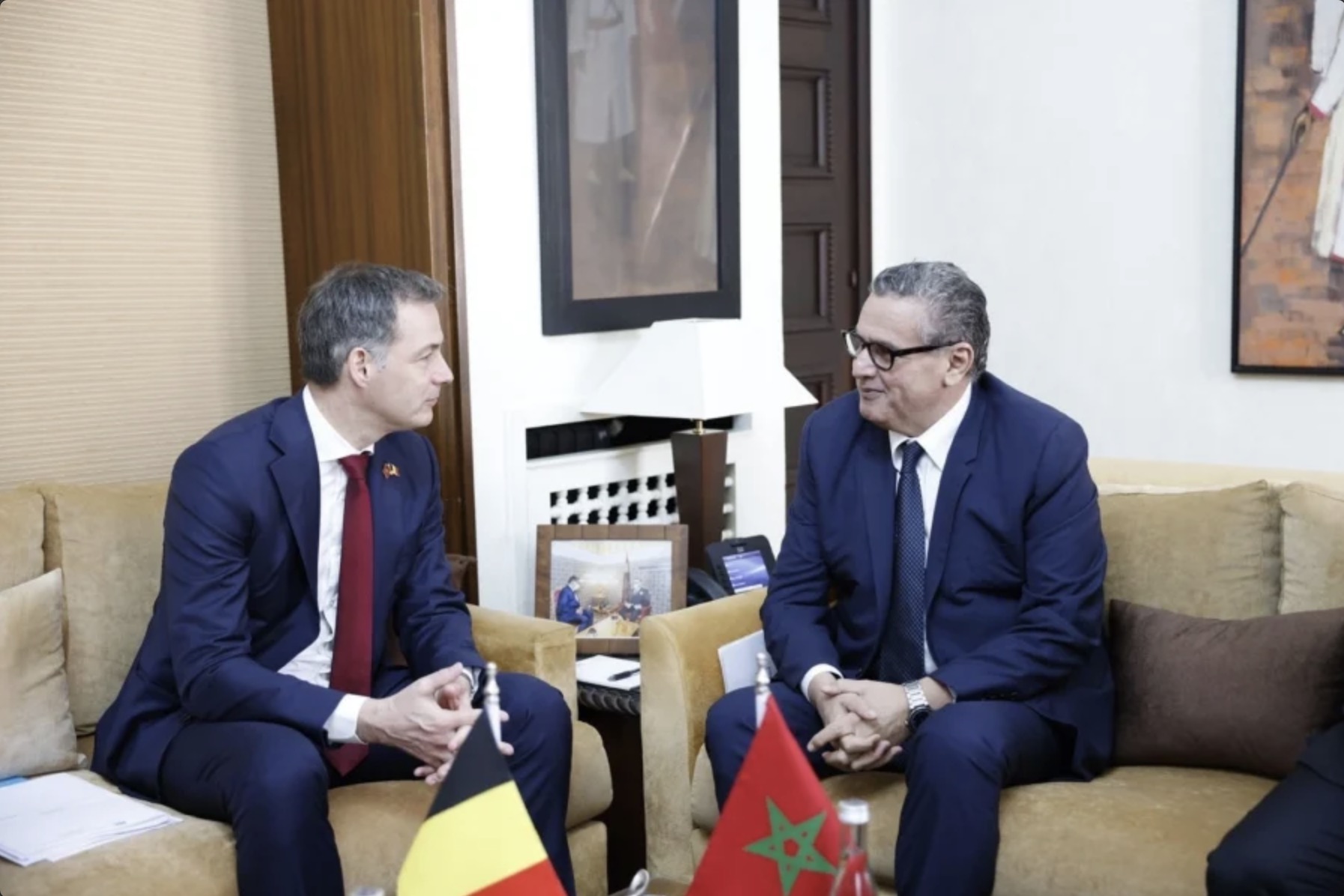 The Head of Government meets with the Prime Minister of the Kingdom of Belgium