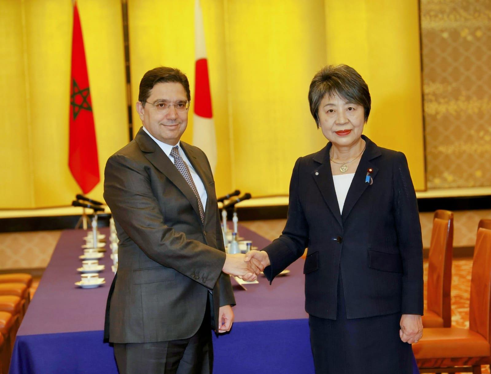 Yoko Kamikawa et Nasser Bourita