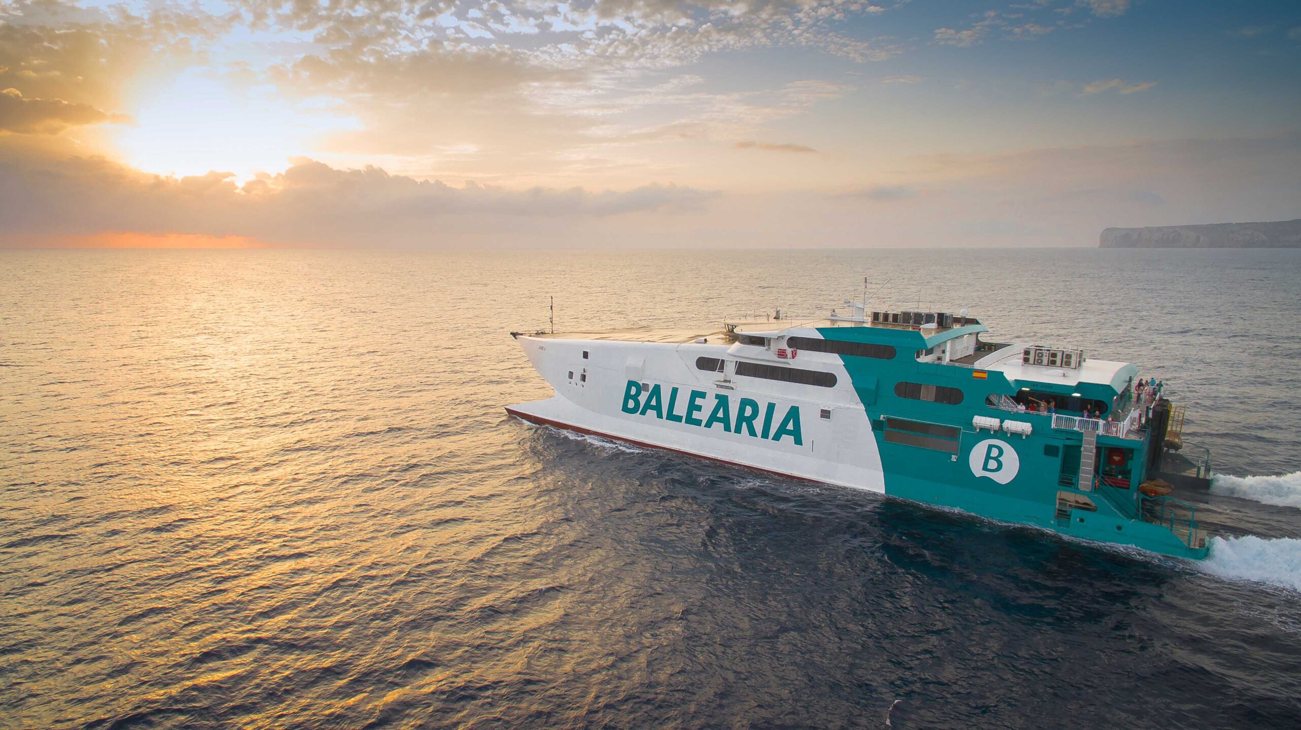 The Spanish delivery firm Baleària places the turbo on