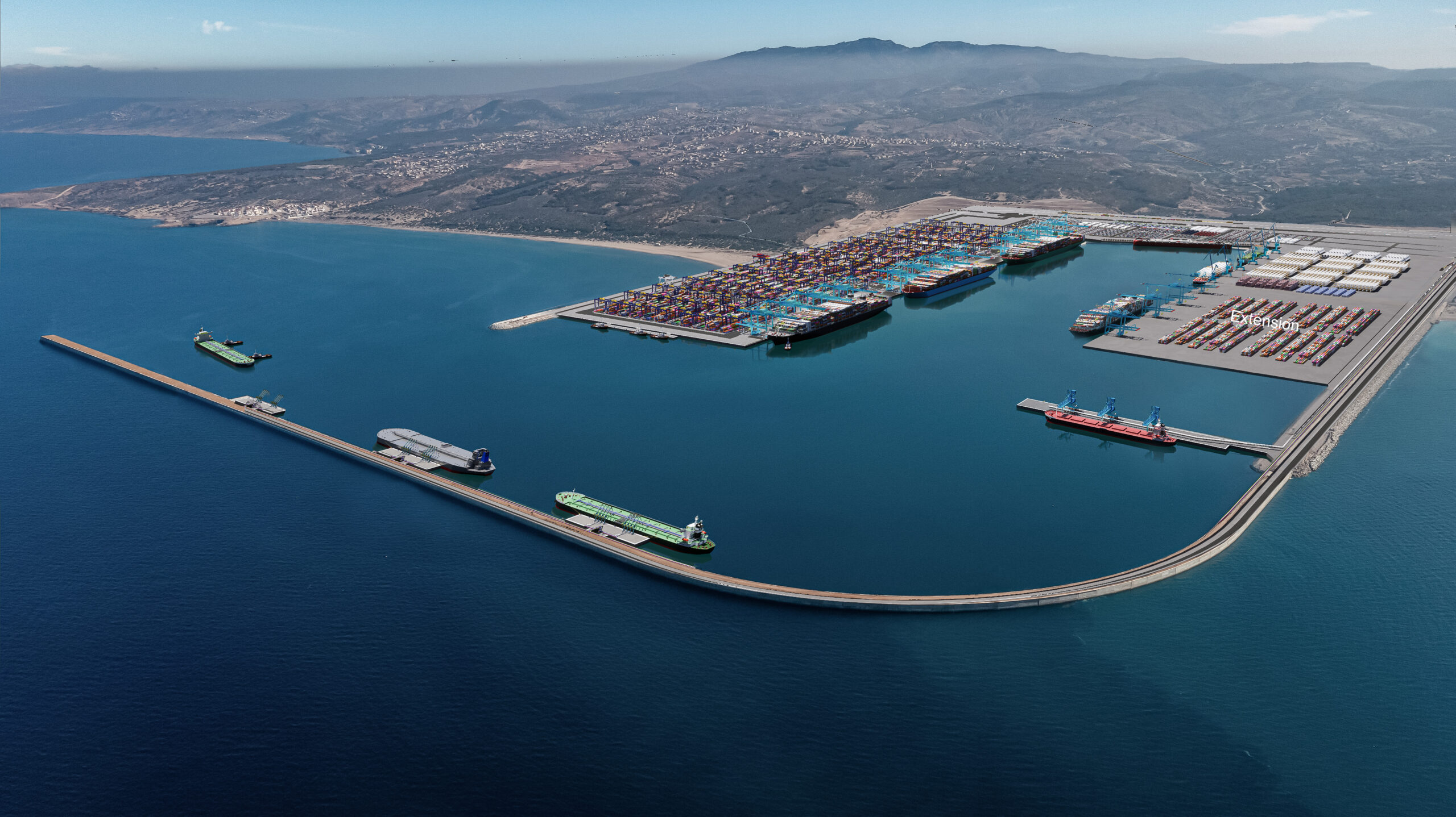 Marsa Maroc will function the Nador West Med East Container Terminal