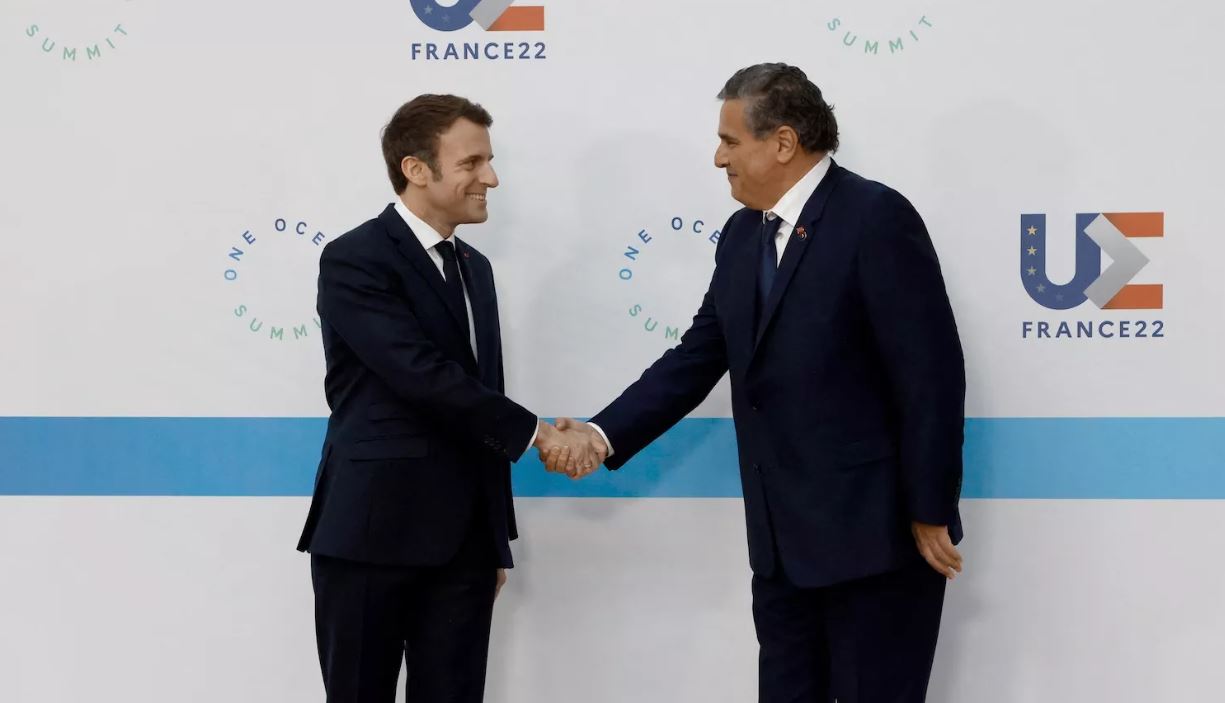 aziz akhannouch paris macron