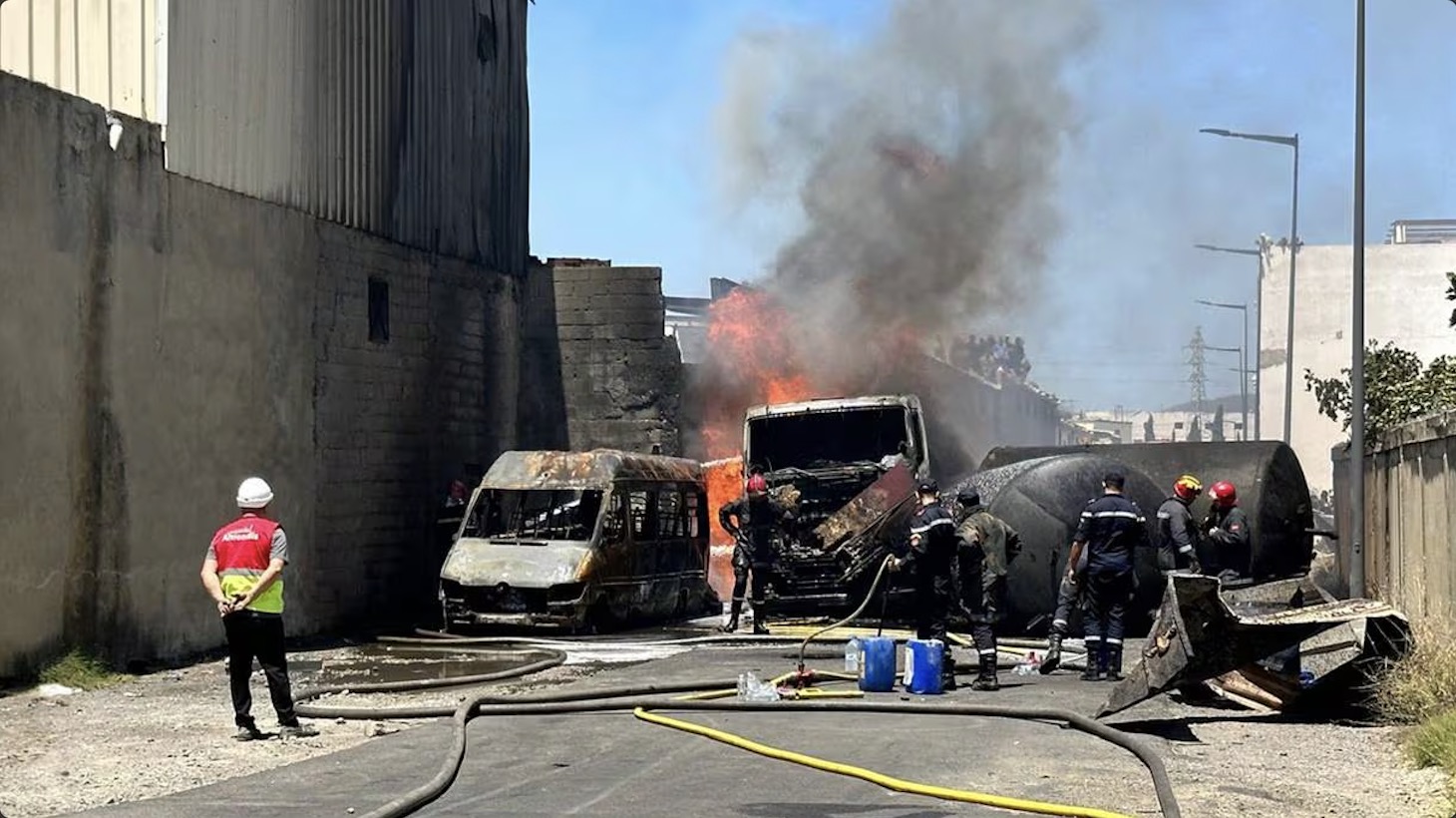 Explosion d’un camion-citerne à Tanger
