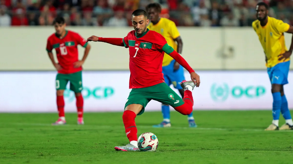 équipe nationale maroc gabon zyech