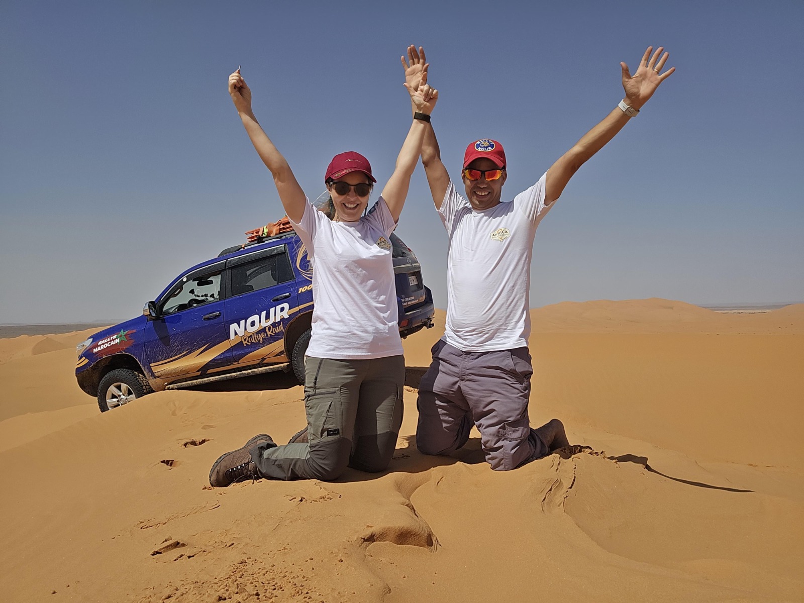 Hanane Amraoui et Ali Oubassidi portent les couleurs nationales au Rallye du Maroc