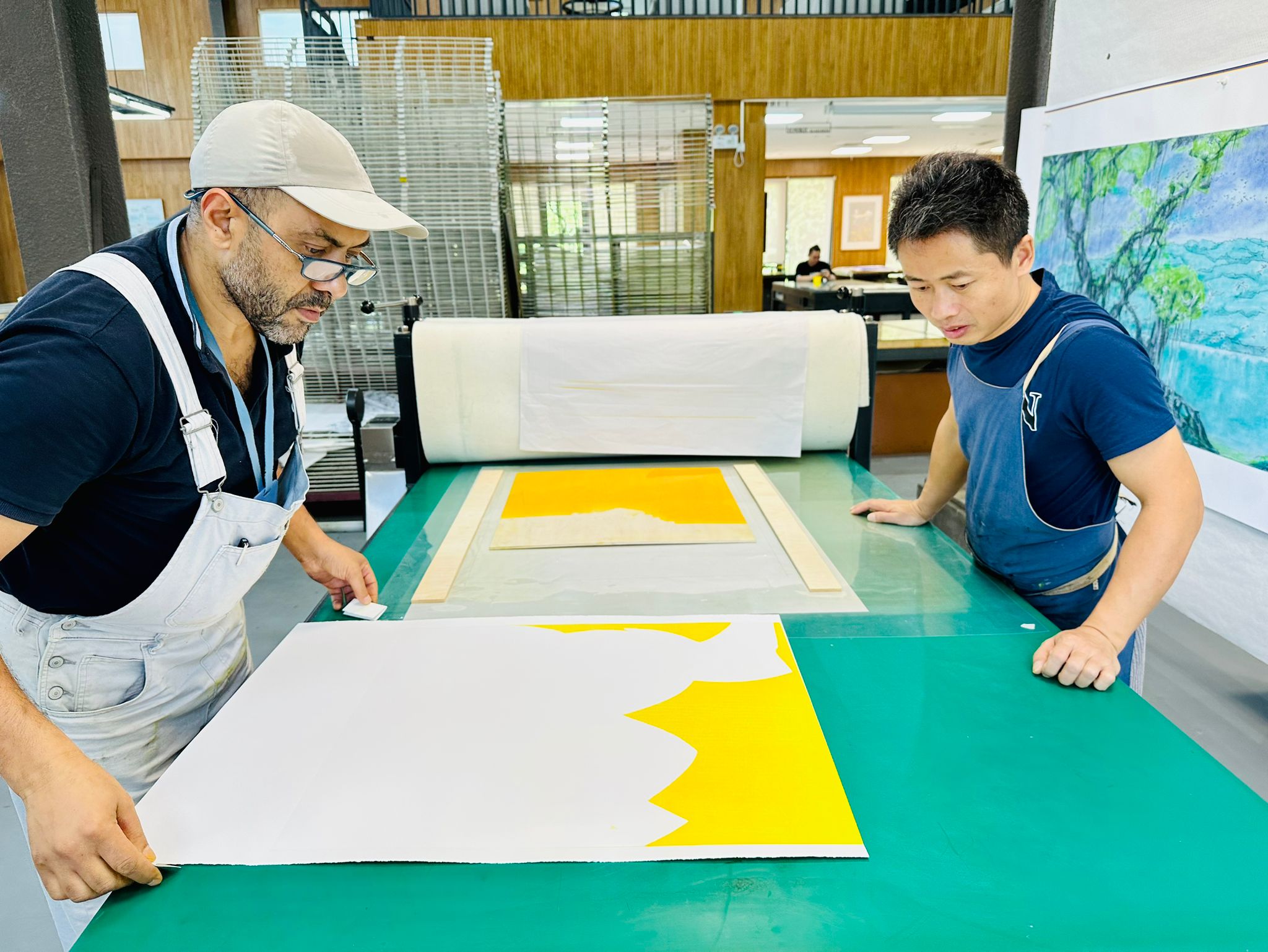 Cérémonie de clôture de l’atelier de gravure sur bois à la Galerie d’Art MARSAM