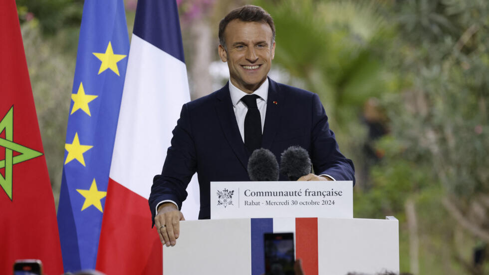 Sahara marocain: la position de la France est en train de faire bouger d’autres pays européens affirme Macron