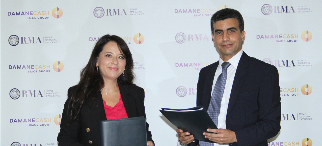 Signature d’un partenariat stratégique entre DAMANE CASH et RMA pour l’assurance inclusive