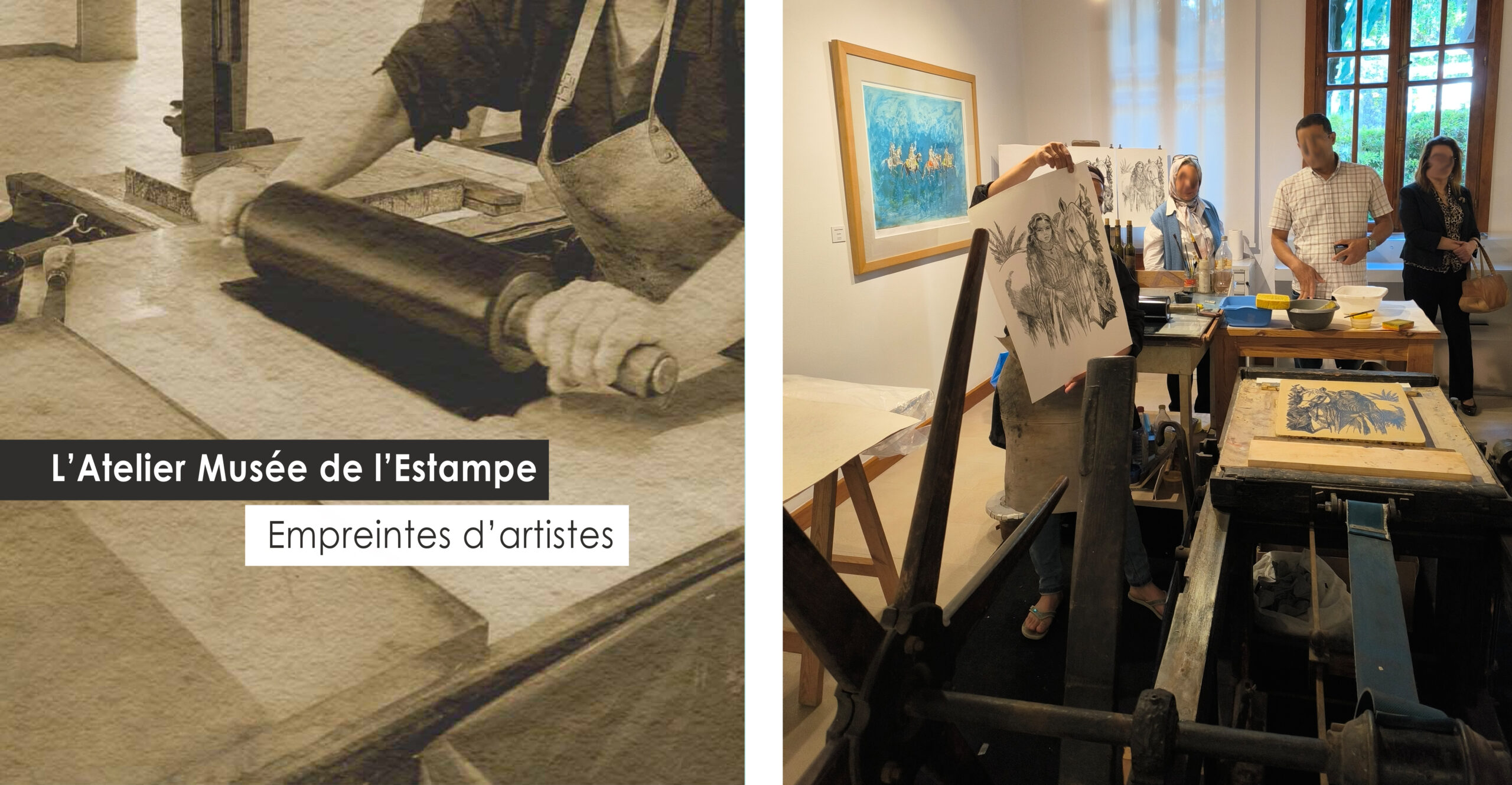 Empreintes d’artistes : L’atelier musée de l’estampe à la galerie Marsam