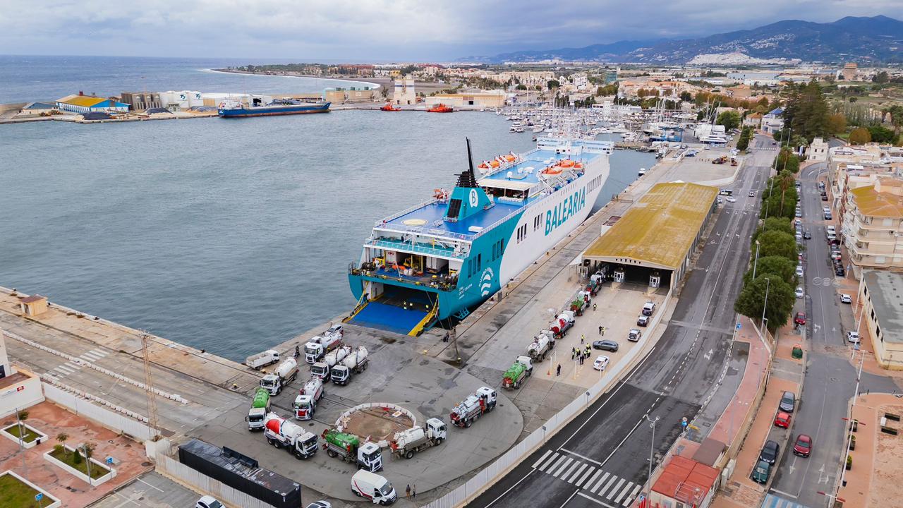 Intempéries en Espagne : Baleària transporte des équipes marocaines vers les zones sinistrées