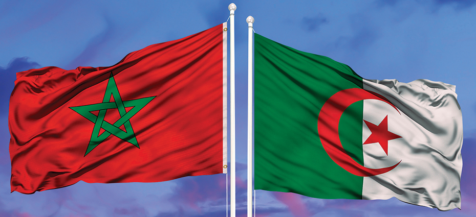 maroc algérie drapeaux