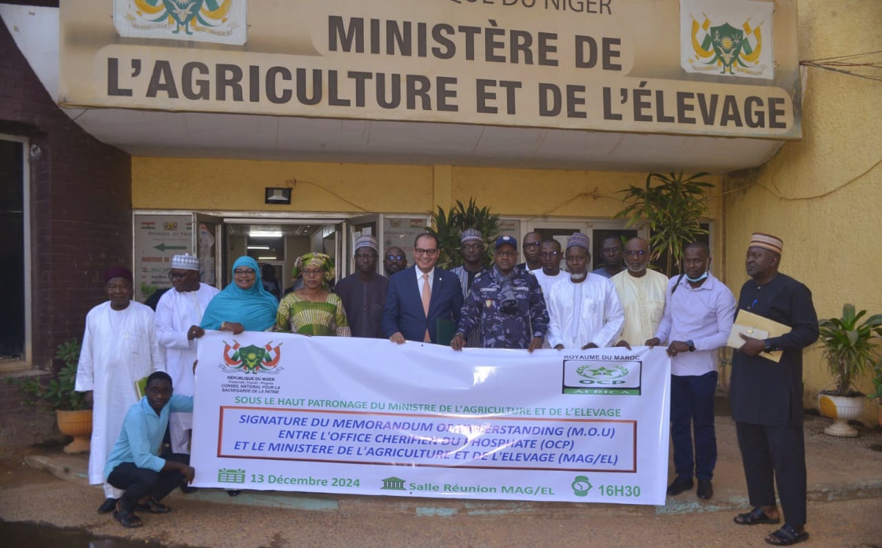 OCP Africa, la Banque Mondiale et le Niger, partenaires pour la transformation des chaines de valeur agricoles africaines