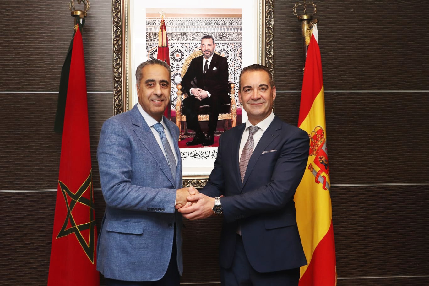 Abdellatif Hammouchi et Javier Antonio Susín Bercero