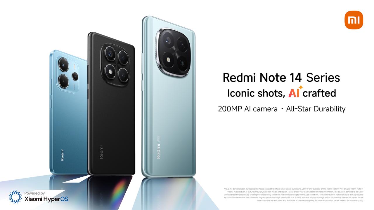 Xiaomi lance la série Redmi Note 14 au Maroc