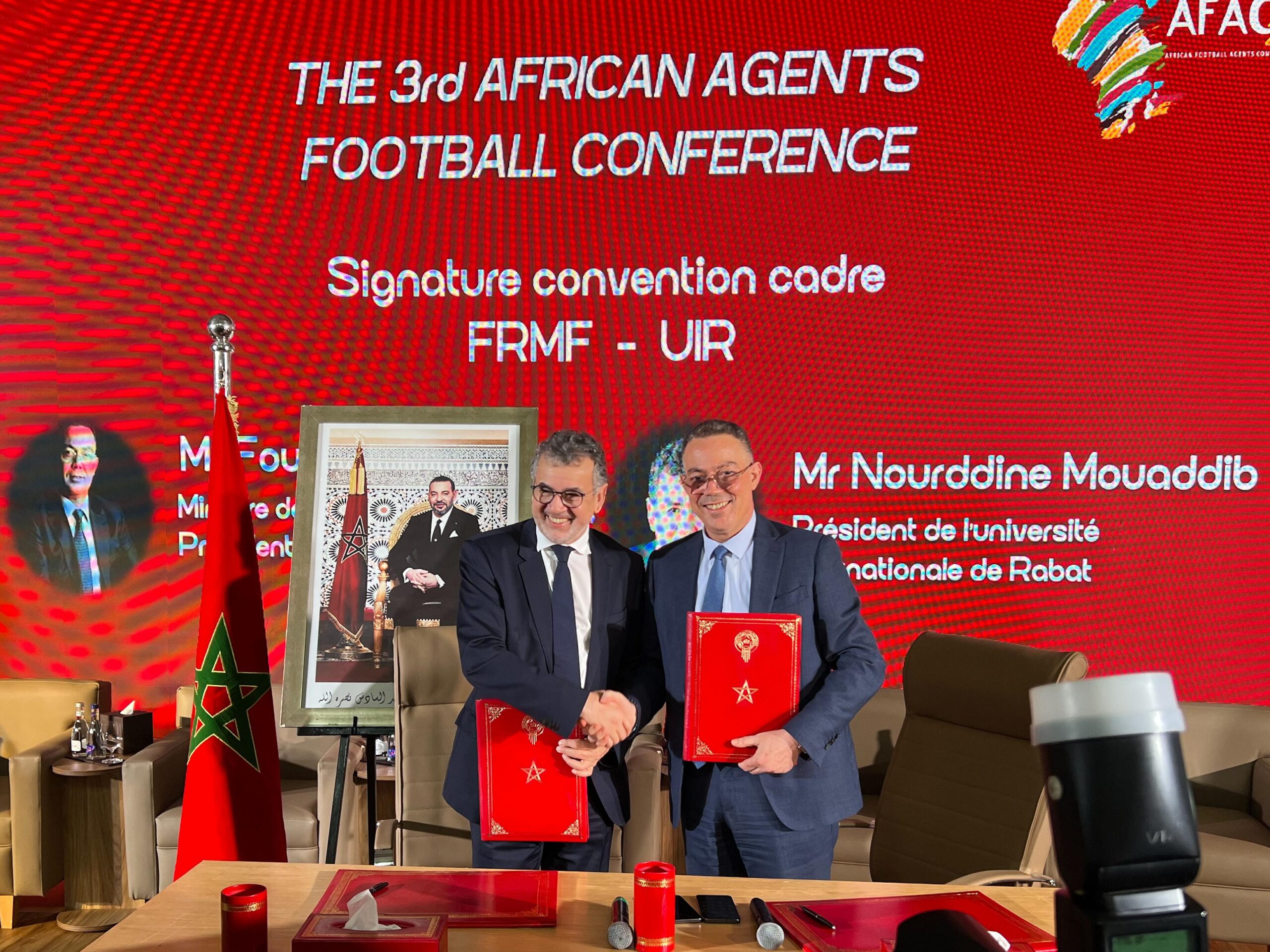Fouzi Lekjaa Conférence africaine des agents de football