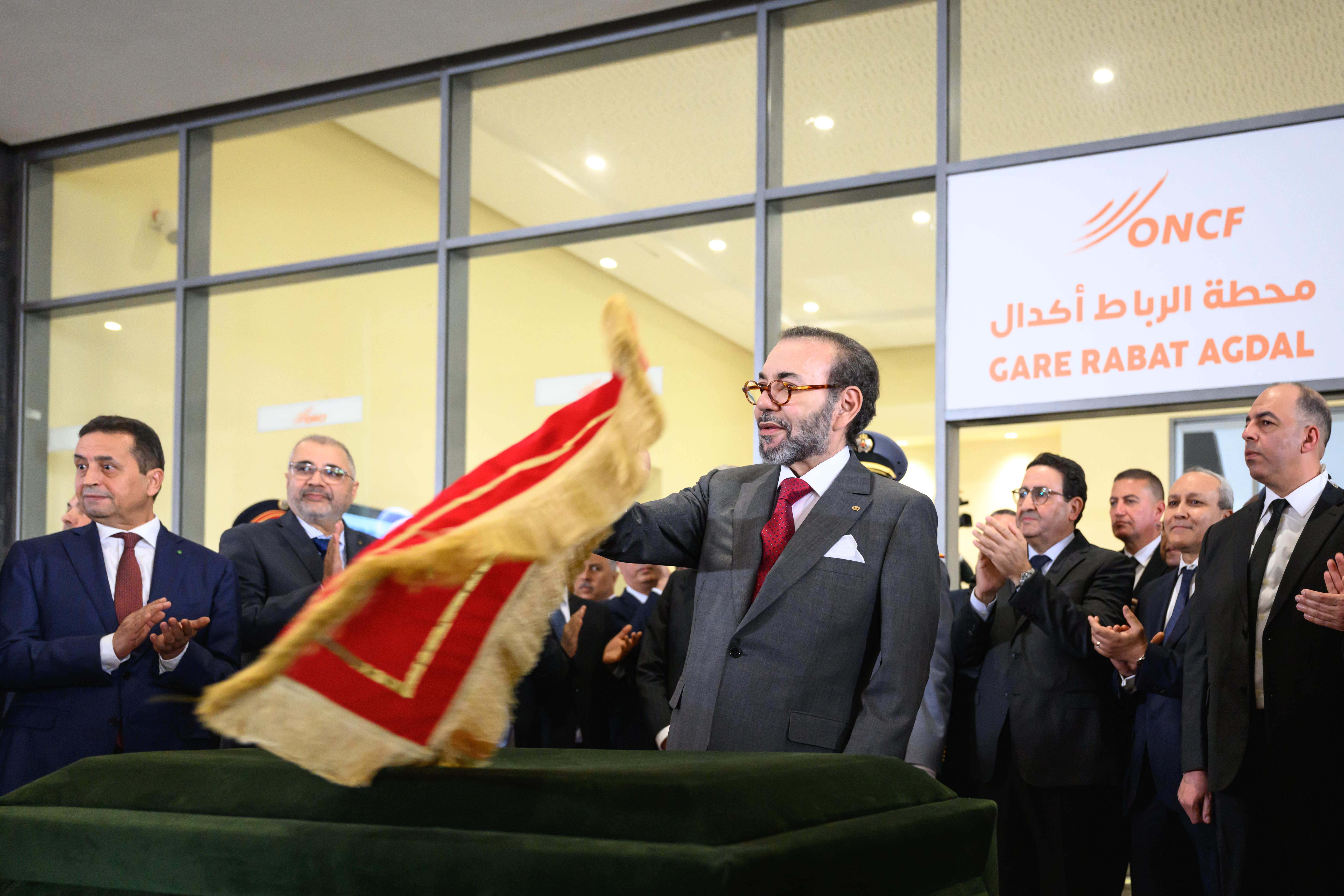 SM le Roi Mohammed VI LGV Kénitra Marrakech