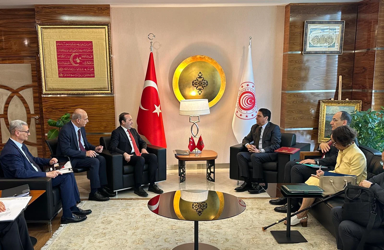 Omar Hejira et Mustafa Tuzcu Maroc Turquie