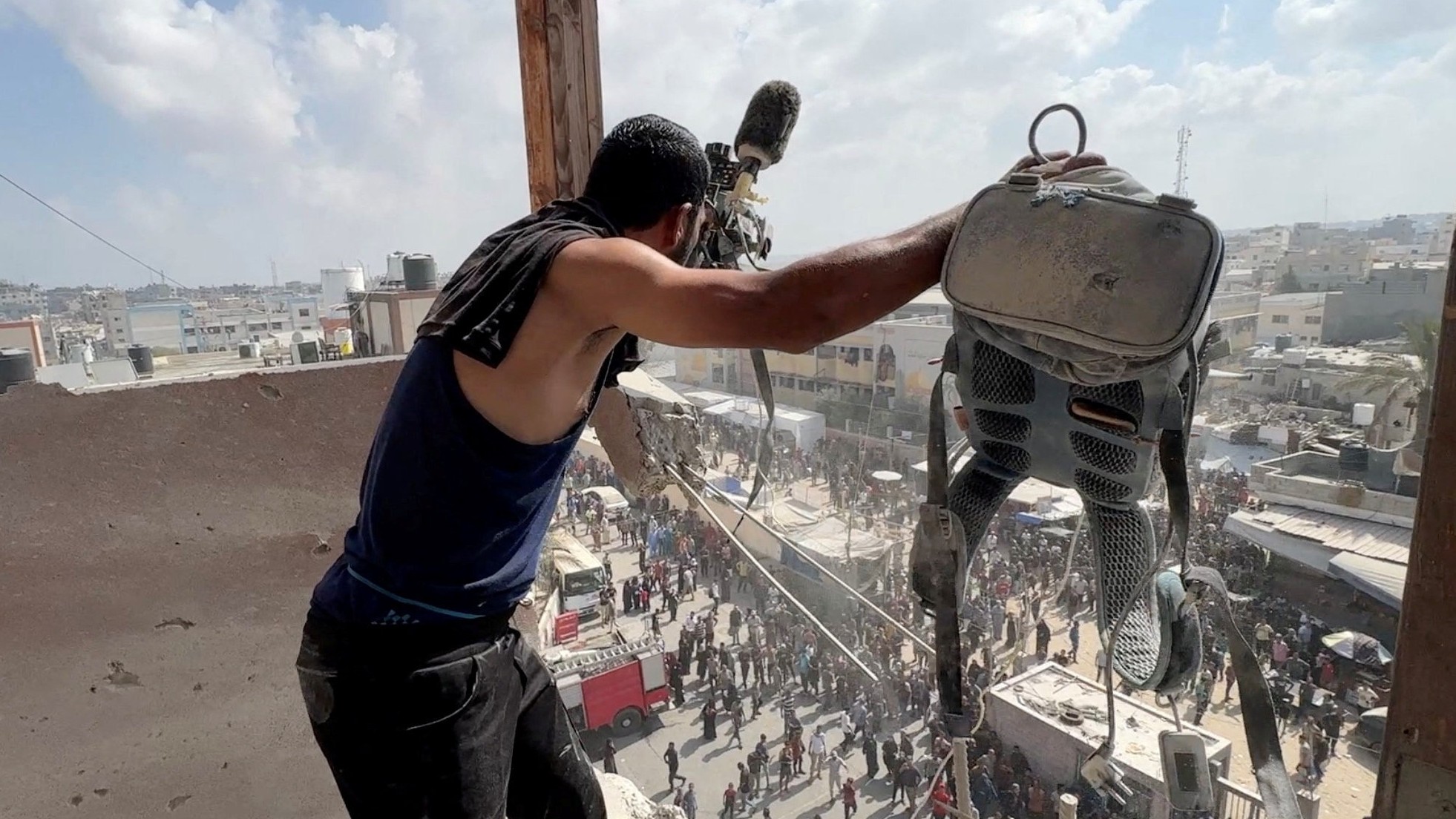 Bombardement hôpital Gaza