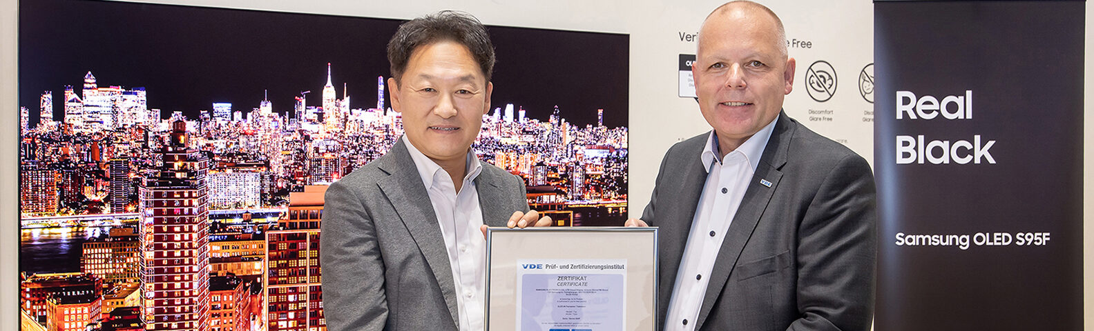 Le TV OLED 2025 de Samsung certifié « Real Black » par le VDE pour une qualité d’image inégalée dans l’industrie (1)