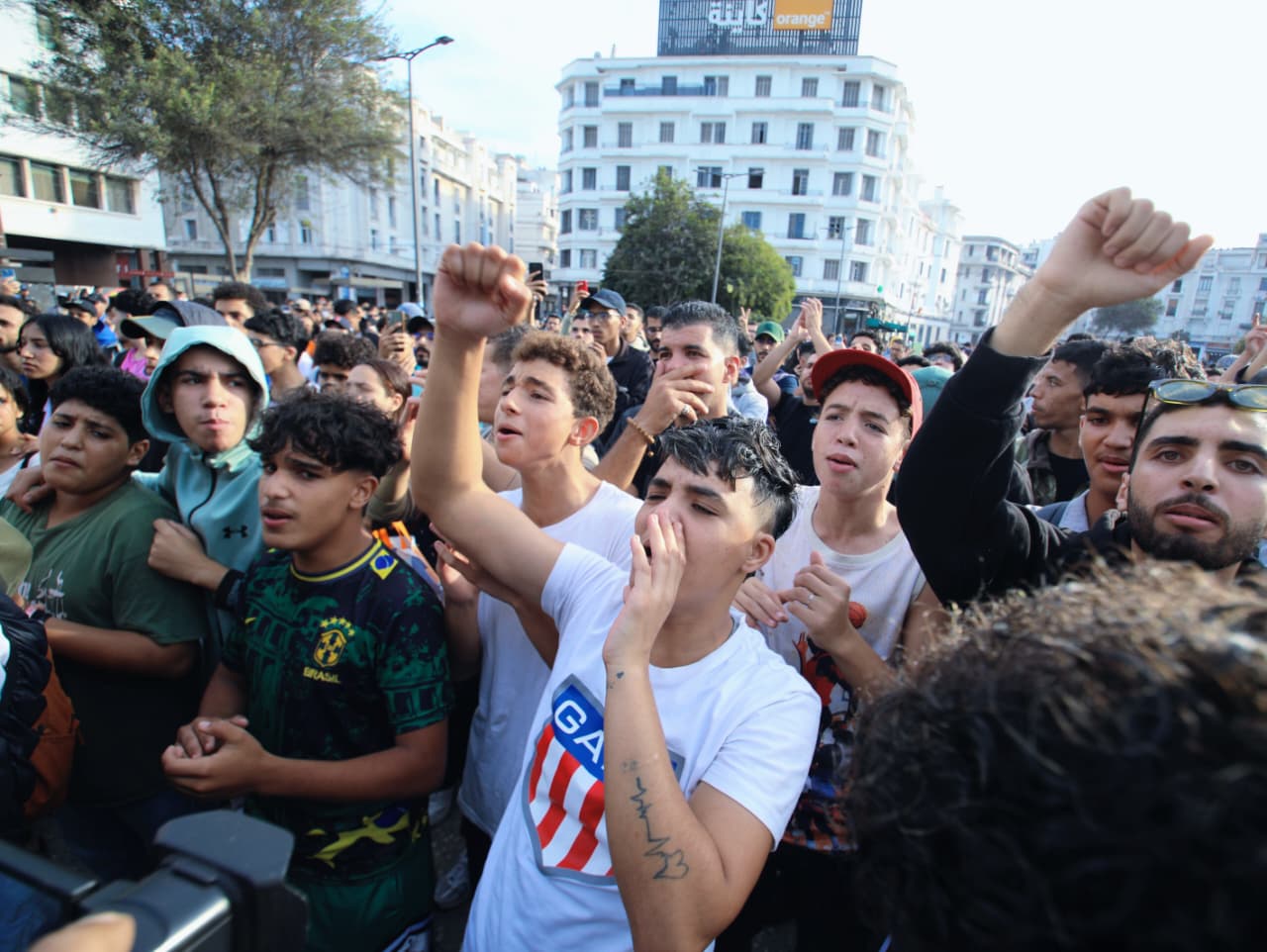 Manifestation GenZ Maroc police forces de l’ordre