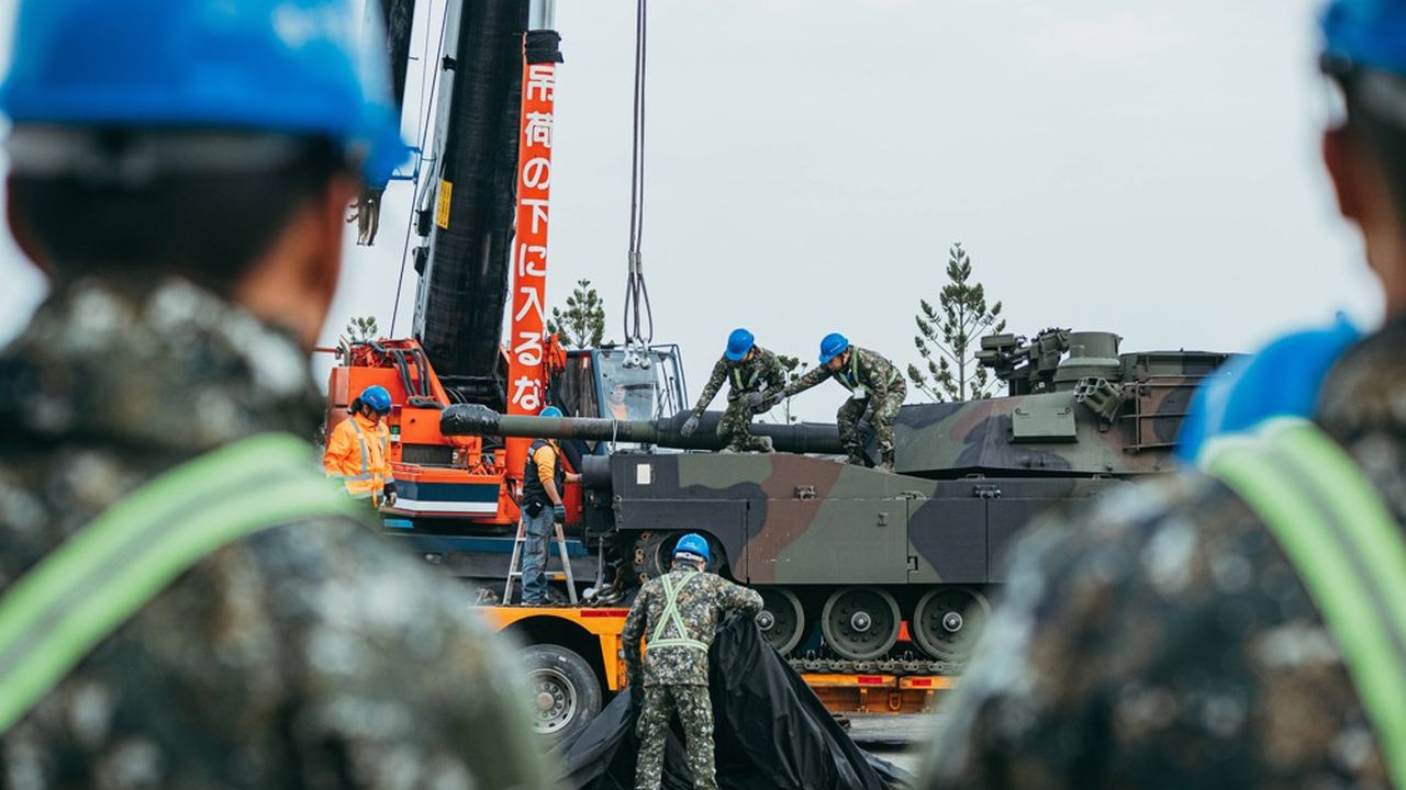 Taiwan, first reception of M1A2T