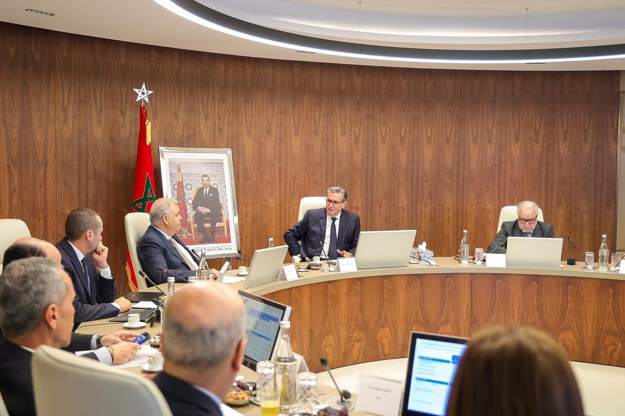 Akhannouch réunion comité de pilotage système santé