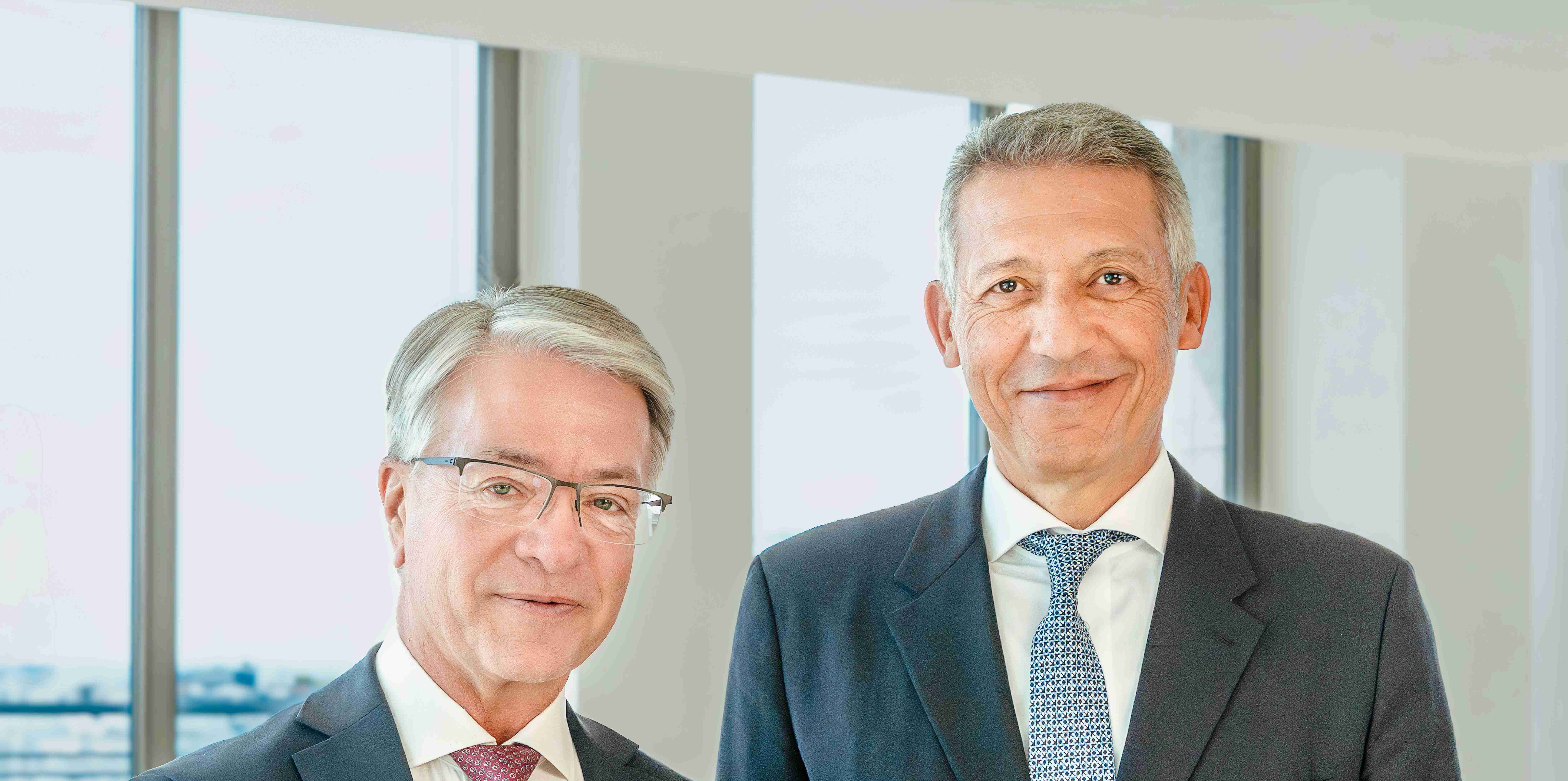 M. Jean-Laurent Bonnafé, Administrateur Directeur Général de BNP Paribas & M. Mohamed Hassan Bensalah, Président Directeur Général du Groupe Holmarcom (1)