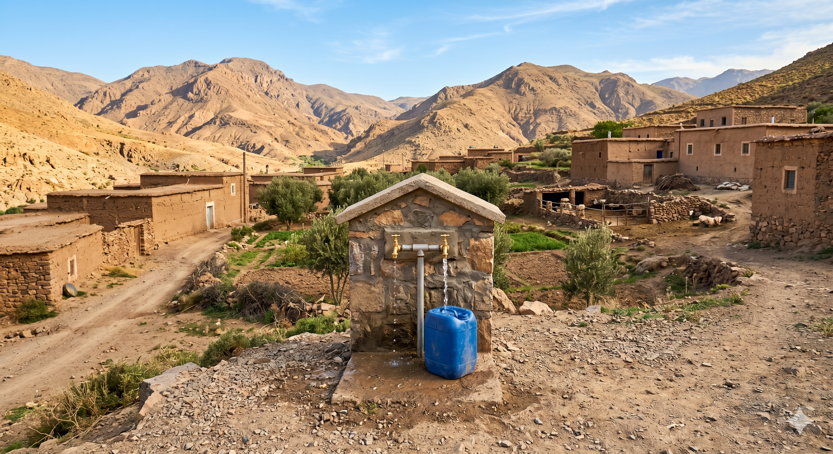 eau potable rural maroc