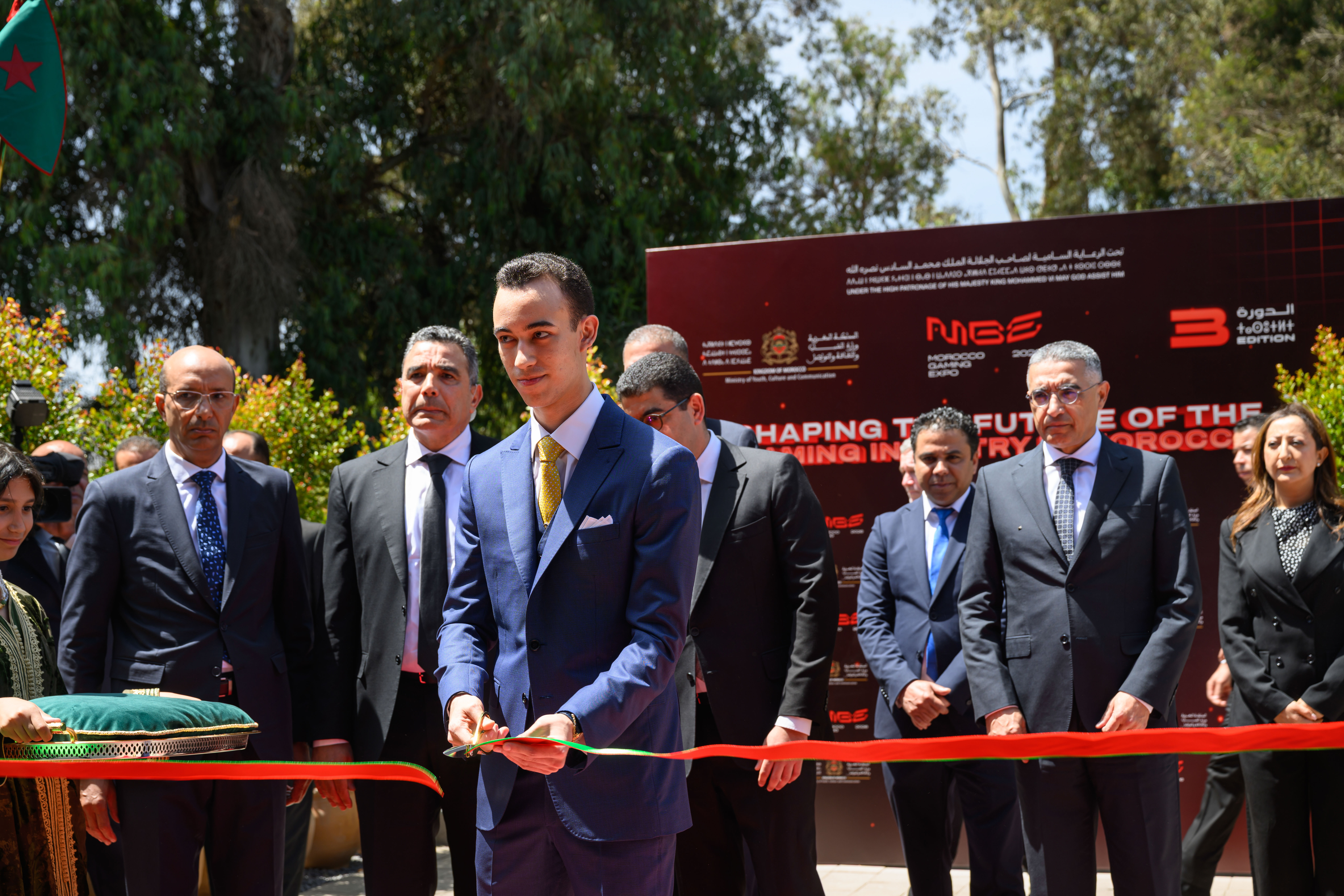 le Prince Héritier Moulay El Hassan gaming expo