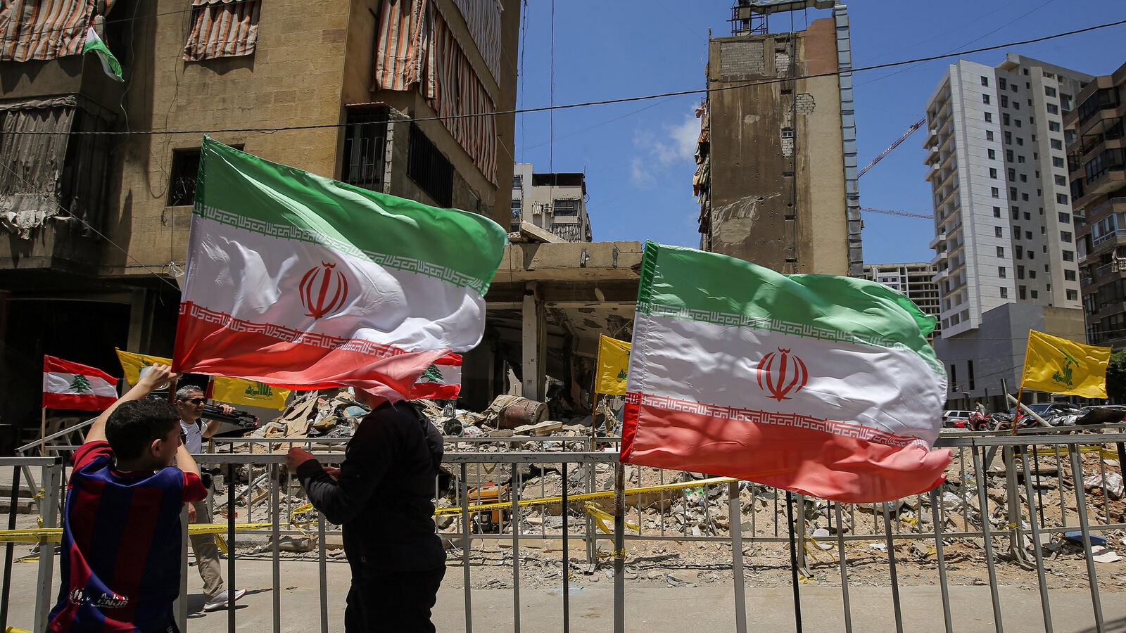 Pro-Iran protest in Beirut