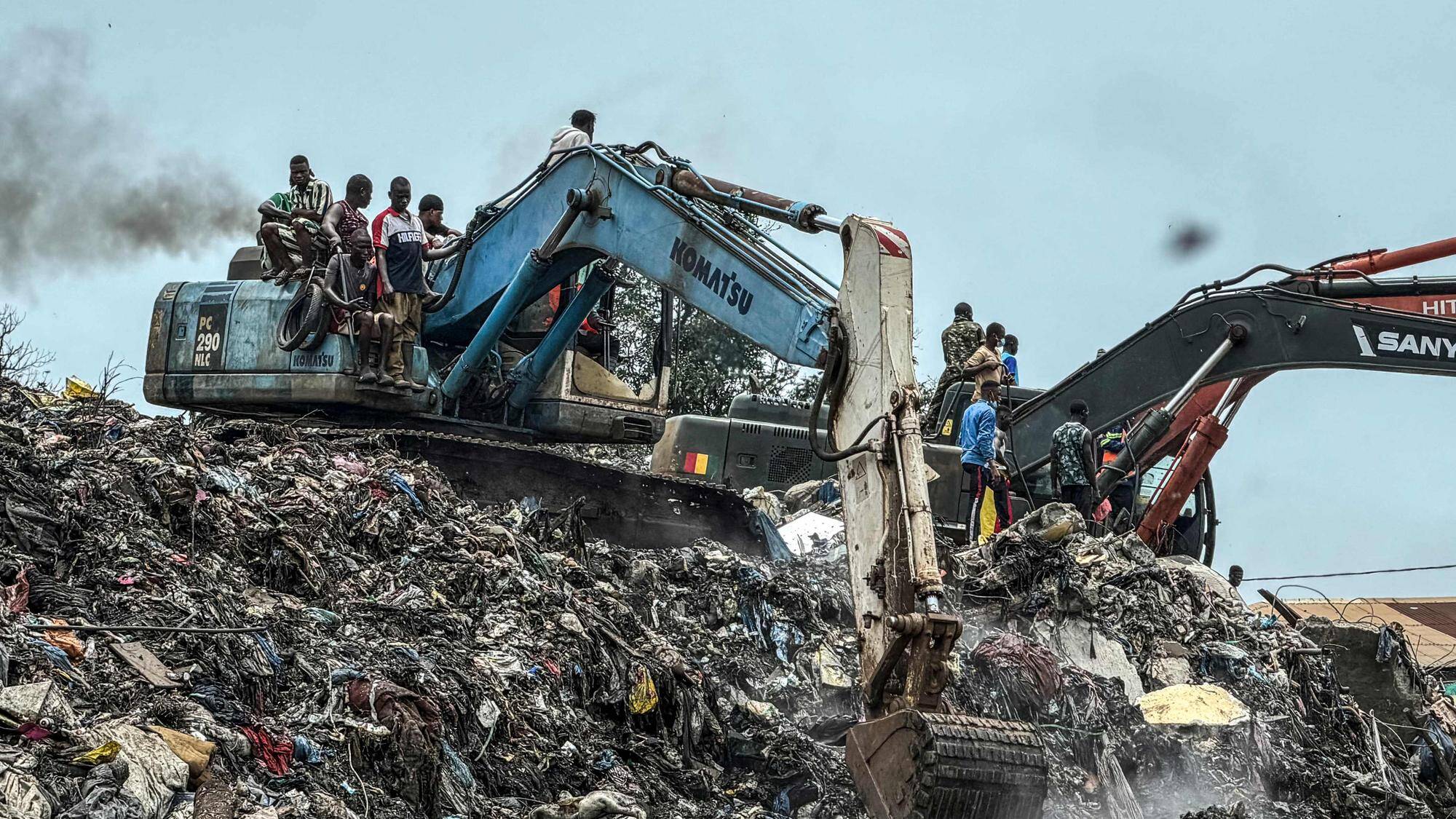 éboulement décharge Conakry