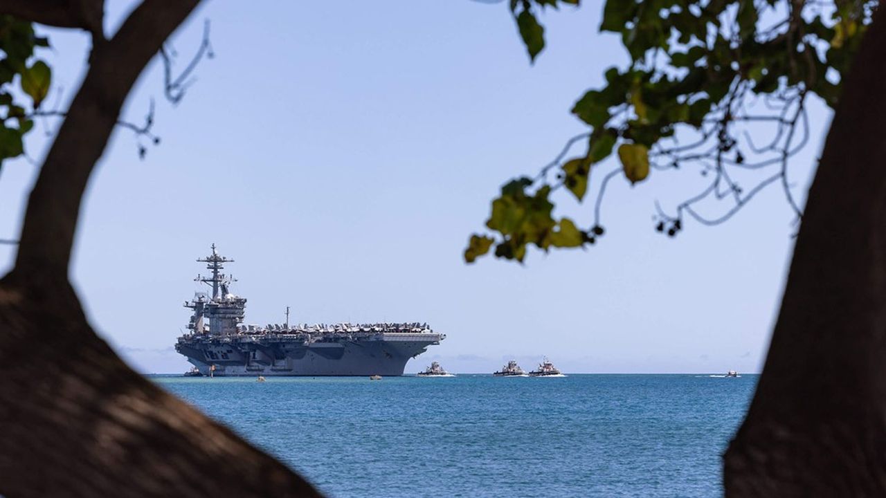 The USS Roosevelt Participates In The 2026 RIMPAC Exercise